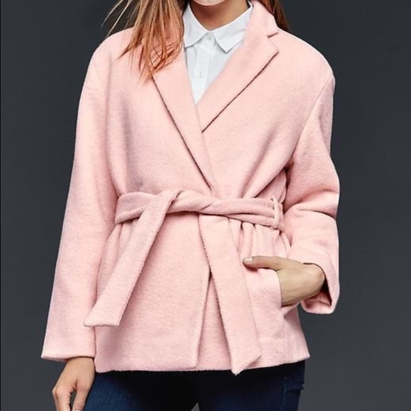 Wool wrap coat