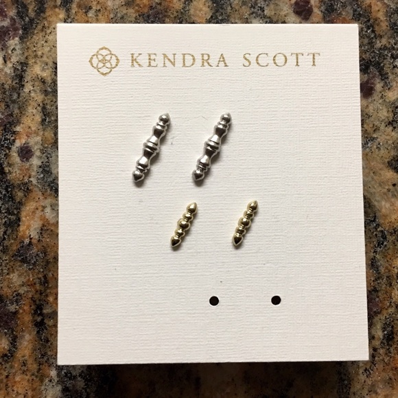Kendra Scott Rainey Stud Earrings in Mixed Metal