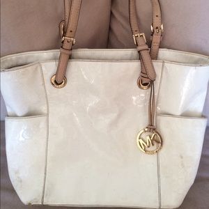 White Michael Kors purse