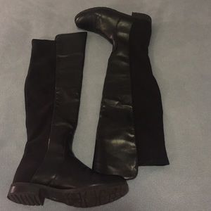 Unisa over the knee black boots