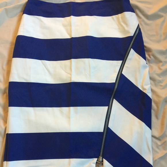 Express pencil skirt with a nautical theme!