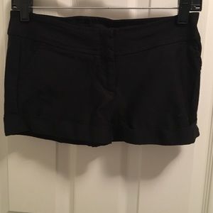 Black stretchy shorts