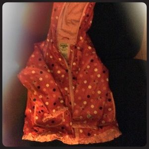 OSHKOSH LADYBUG RAIN JACKET