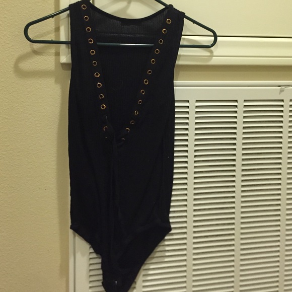 Black tie-down one peice