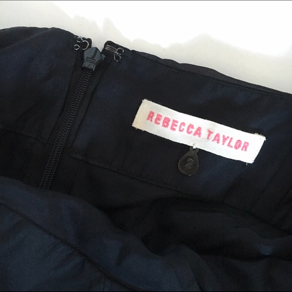 Rebecca Taylor Black Silk Halter Top Blouse - Picture 3 of 4