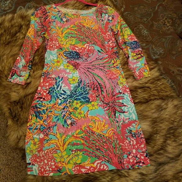 Lilly pulitzer coral dress!
