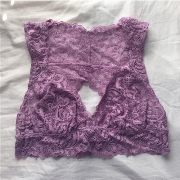 Free People Other - Lace purple bralette