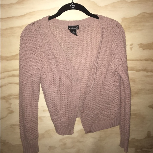 light pink adorable granny style sweater