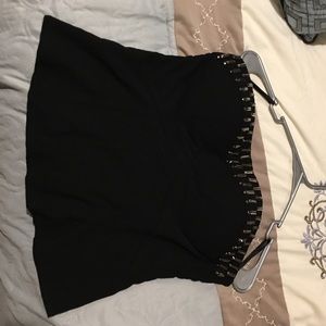 Black bustier