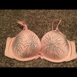 Victoria secret rhinestone bra