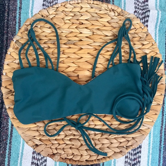 Acacia Krobokan Bikini Top in Seaweed