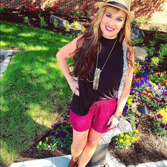 Faux Suede Shorts