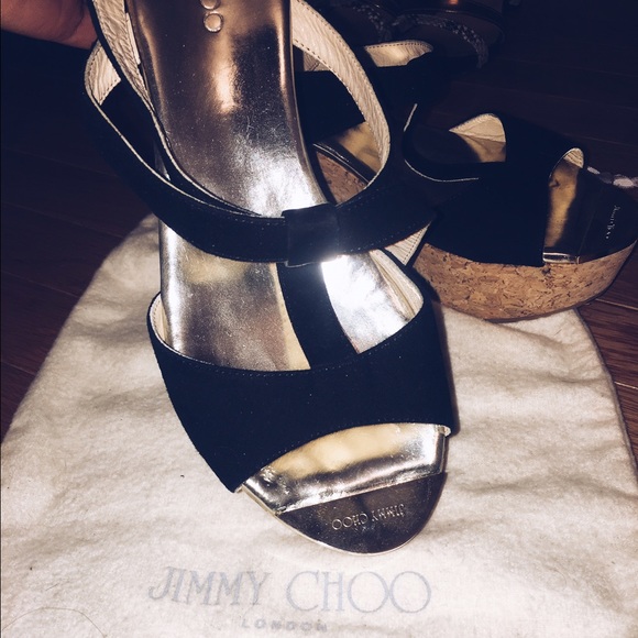 Jimmy Choo Cork Wedges - Picture 2 of 4