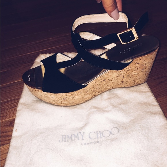 Jimmy Choo Cork Wedges - Picture 4 of 4