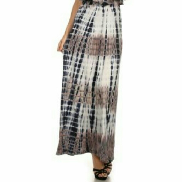 Organic Anti-itch Cotton Tie Dye Maxi Dress - Picture 4 of 4