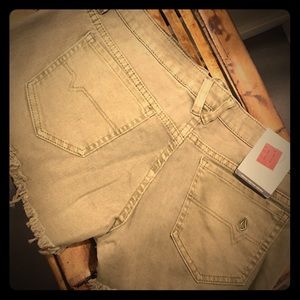 Olive Volcom Shorts
