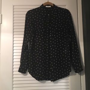 Equipment Silk Button Down- XS