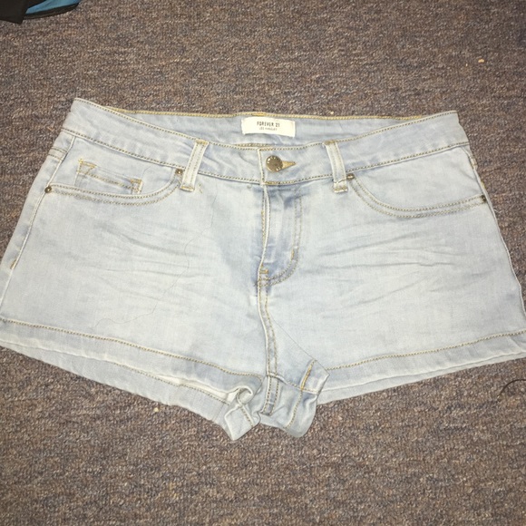 Denim short light denim
