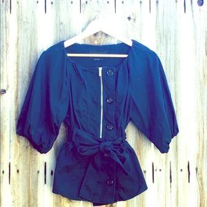 BCBGMaxAzria Puff Sleeve Jacket