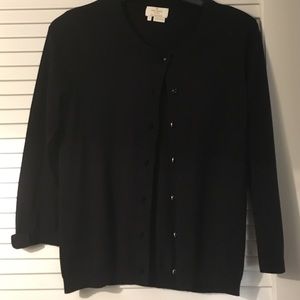 Kate Spade Black Cardigan- size small