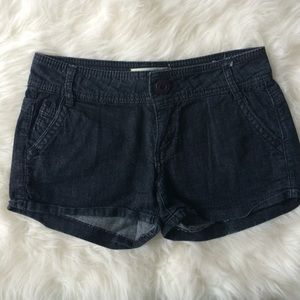Jolt Dark Wash Jean Shorts
