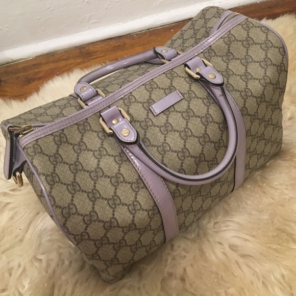 Lavender Boston Gucci Handbag