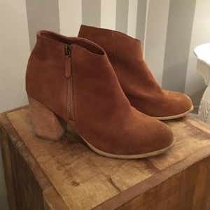 Suede ankle boots