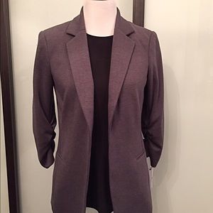 NWT-Charcoal Jersey Blazer Bar III