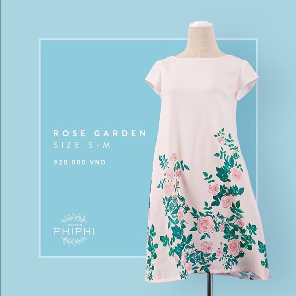 Rose garden free size dress
