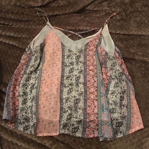 Lush flowey tank top