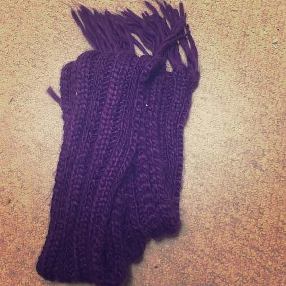 Purple scarf