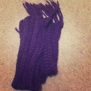 Purple scarf