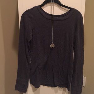 Long Sleeve Grey Shirt - Nordstrom - Medium