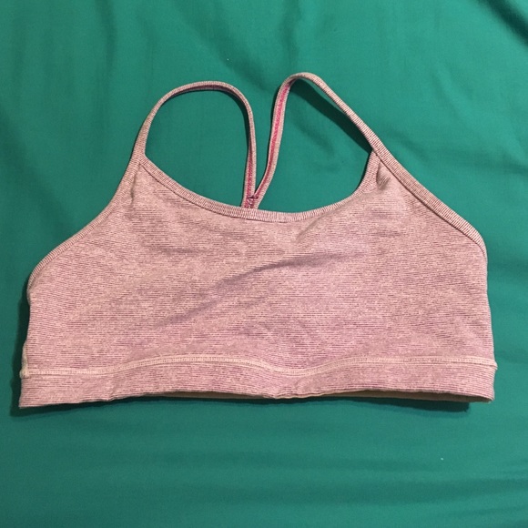 Purple Stripes Sports Bra💜