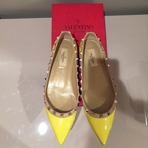 Valentino rock stud flats