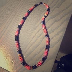 Maui wood necklace