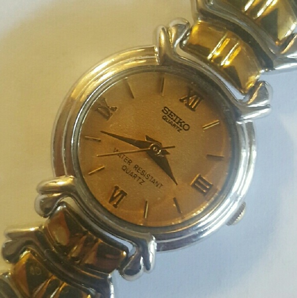Seiko Watch Gold n Silver Steel