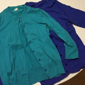 Jcrew cardigans