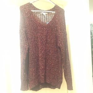 American rag burgundy sweater size XL