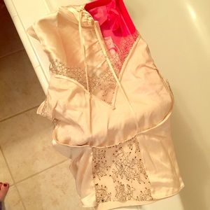 Victoria Secret apricot cami and shorts set