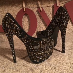 Machi Leopard Print Stilettos