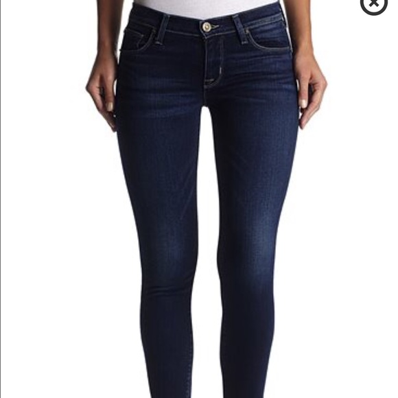 Hudson Krista super skinny crop/ Joes Jeans