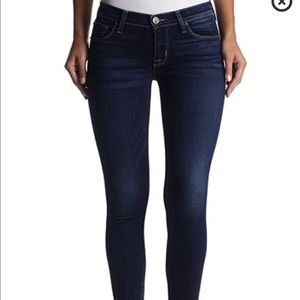 Hudson Krista super skinny crop/ Joes Jeans