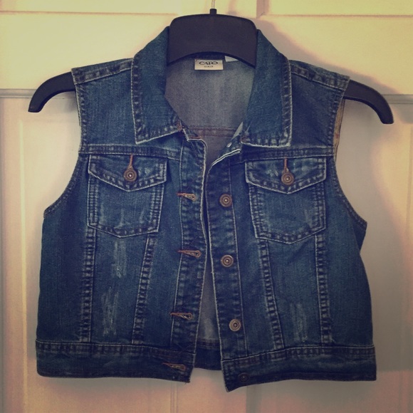 Girls Denim Vest