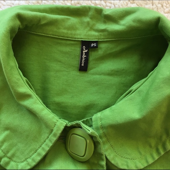 Ambition cotton green jacket, size SP - Picture 3 of 3