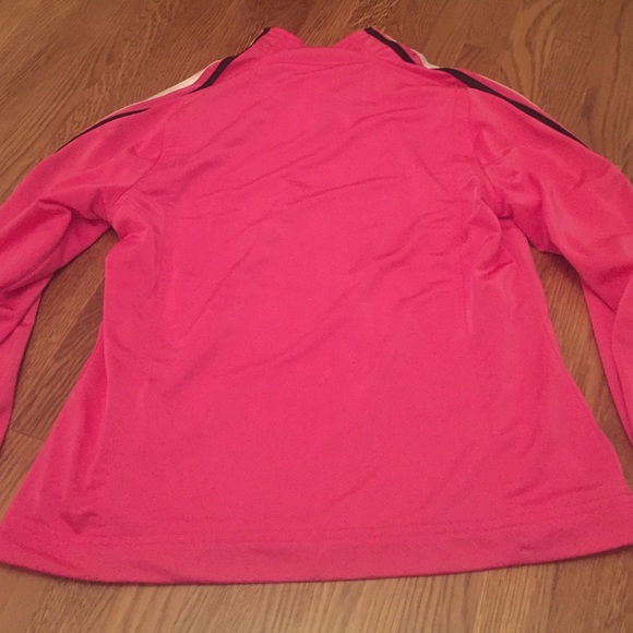 Hot pink navy blue and white Adidas track jacket - Picture 4 of 4
