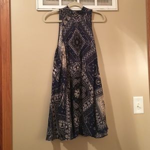 Free People Beaux black slip dress medium