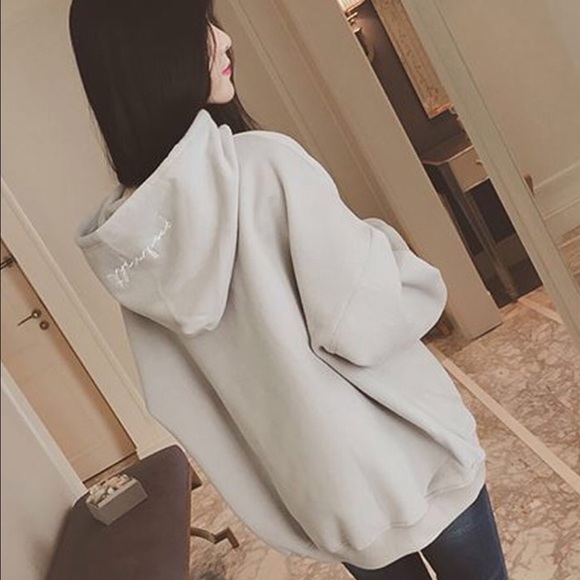 Oversized thick sweatshirt - Picture 2 of 4