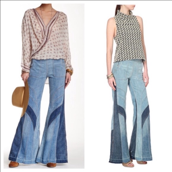🔥FINAL DROP🔥Free People Tidal Wave flare Jean 28 - Picture 2 of 4