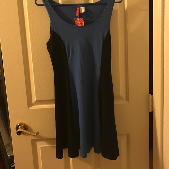 Brand new color block a-line dress